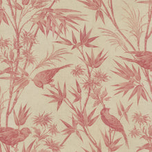 S10604 Red Celeste Mural Herbarium Mural by Sandberg