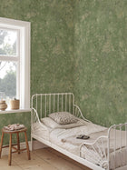 S10605 Green Juni Herbarium Mural by Sandberg