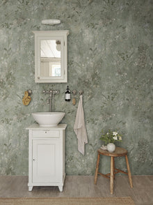 S10606 Sage Green Juni Herbarium Mural by Sandberg