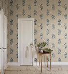 S10610 Blue Victoria Herbarium Mural by Sandberg