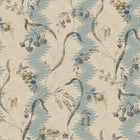 S10611 Misty Blue Beatrice Herbarium Mural by Sandberg