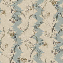 S10611 Misty Blue Beatrice Herbarium Mural by Sandberg