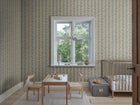S10611 Misty Blue Beatrice Herbarium Mural by Sandberg