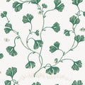 Green Ebba Familjen Wallpaper by Sandberg