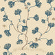 Blue Ebba Familjen Wallpaper by Sandberg