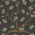 Charcoal Ebba Familjen Wallpaper by Sandberg