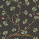 Charcoal Ebba Familjen Wallpaper by Sandberg