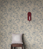 S10621 Indigo Blue Celeste Familjen Wallpaper by Sandberg