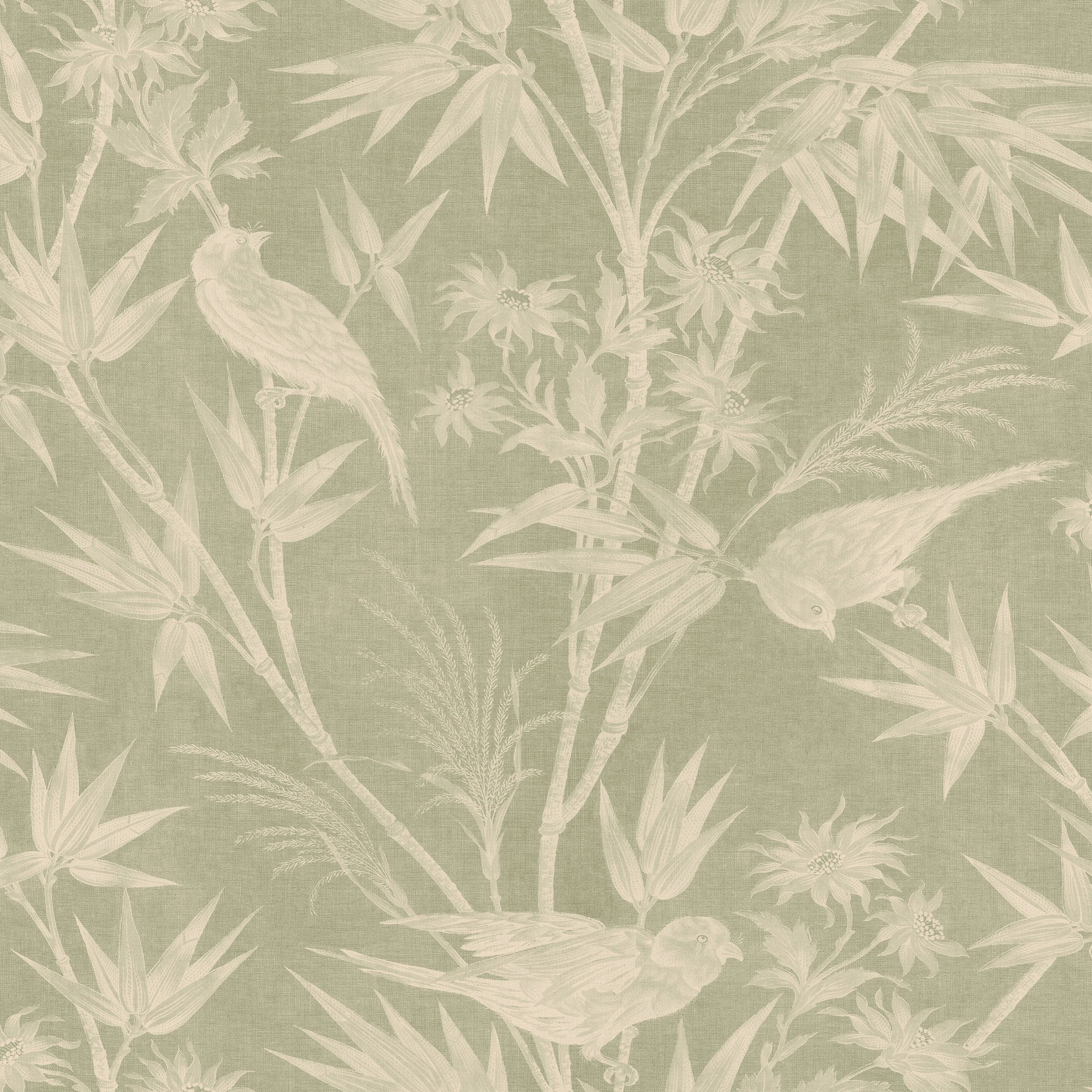 S10622 Green Celeste Familjen Wallpaper by Sandberg