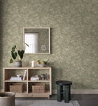 S10622 Green Celeste Familjen Wallpaper by Sandberg