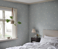 S10624 Light Blue Frida Familjen Wallpaper by Sandberg