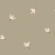 Olive Green Frida Familjen Wallpaper by Sandberg