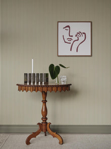 S10628 Light Green Estelle Familjen Wallpaper by Sandberg