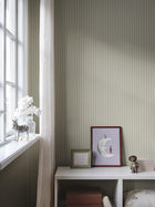 S10628 Light Green Estelle Familjen Wallpaper by Sandberg