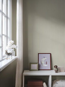 S10628 Light Green Estelle Familjen Wallpaper by Sandberg
