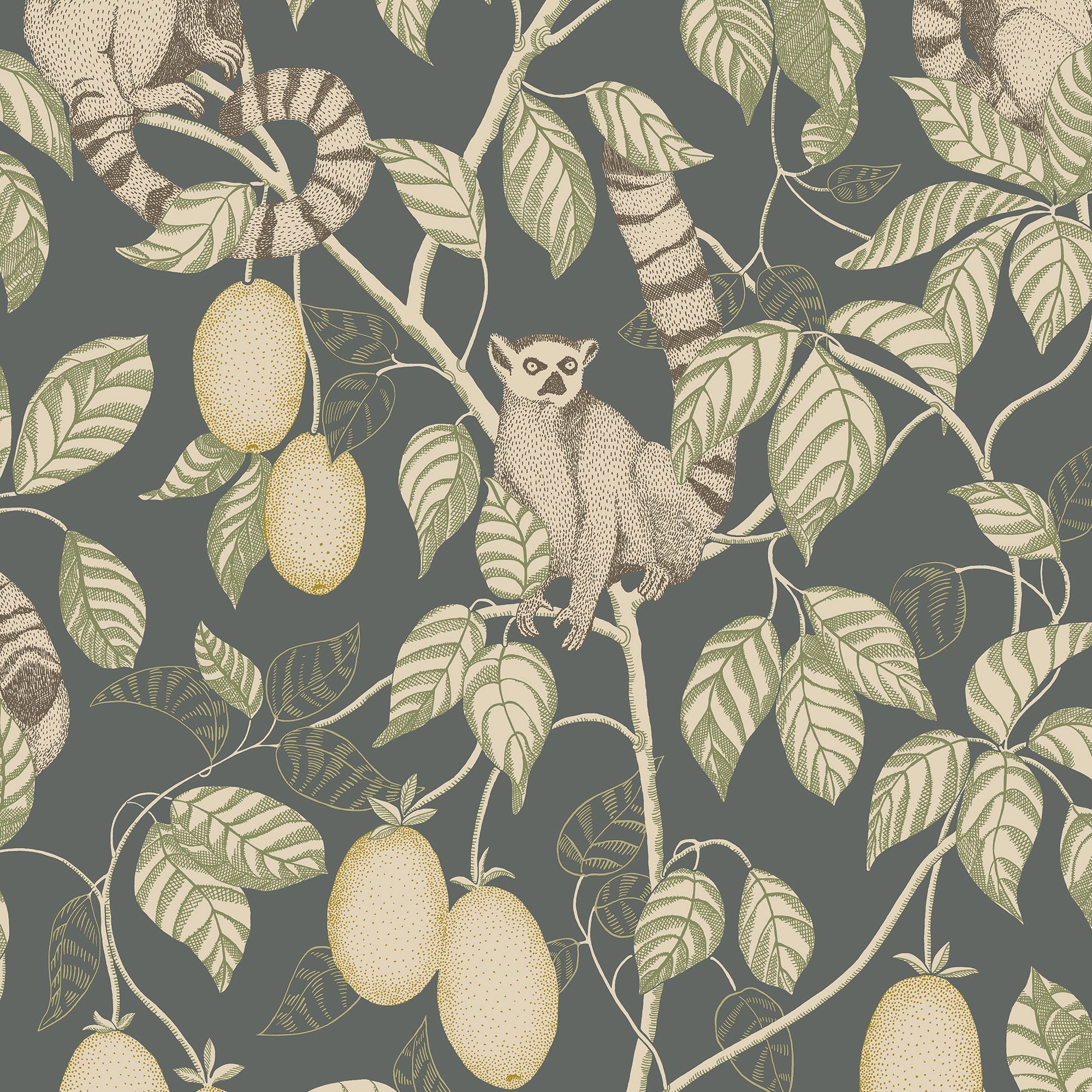 S10632 Dark Blue Elliot Familjen Wallpaper by Sandberg