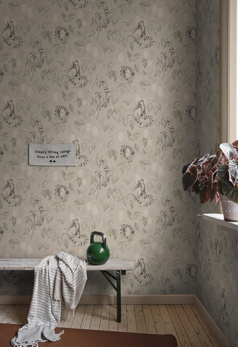 S10633 Sandstone Elliot Familjen Wallpaper by Sandberg