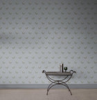 S10634 Light Blue Lilly Familjen Wallpaper by Sandberg