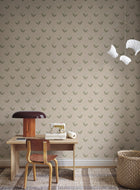 S10635 Blush Lilly Familjen Wallpaper by Sandberg