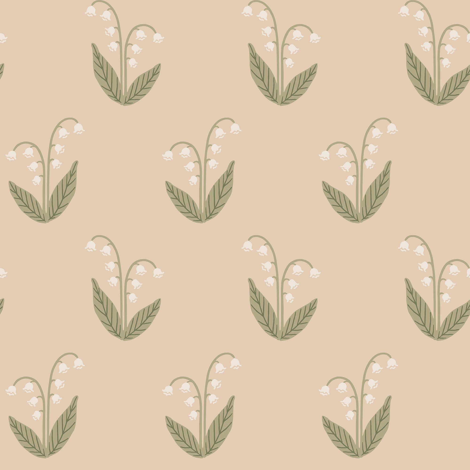 S10635 Blush Lilly Familjen Wallpaper by Sandberg