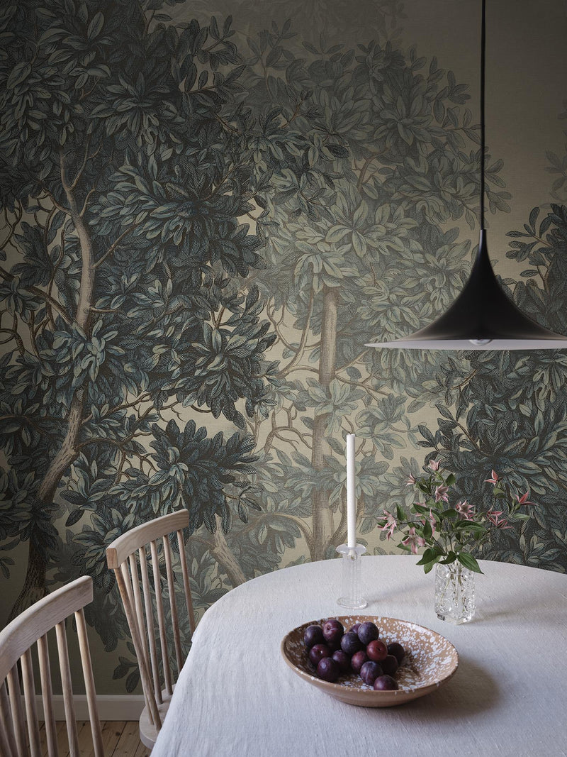 S10638 Blue Charles Mural Familjen Mural by Sandberg