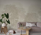 S10639 Beige Charles Mural Familjen Mural by Sandberg