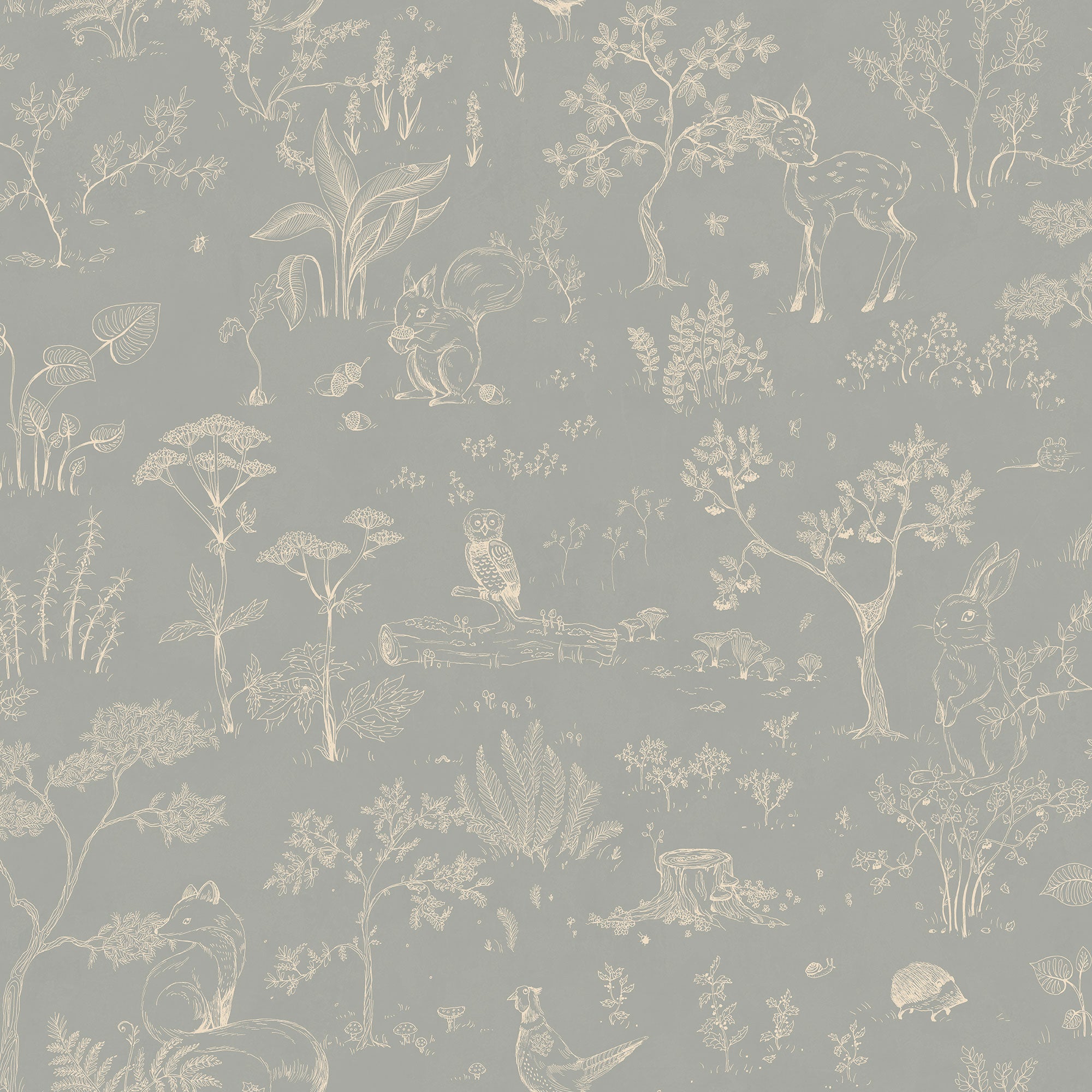S10640 Misty Blue Hollie Familjen Wallpaper by Sandberg