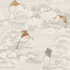 S10643 Graphite Bonnie and Kites Familjen Mural by Sandberg