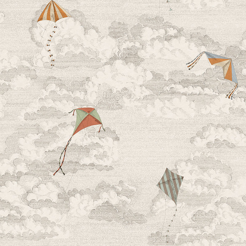 S10643 Graphite Bonnie and Kites Familjen Mural by Sandberg
