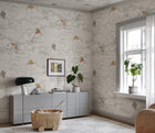 S10643 Graphite Bonnie and Kites Familjen Mural by Sandberg