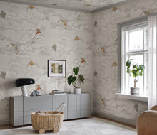 S10643 Graphite Bonnie and Kites Familjen Mural by Sandberg