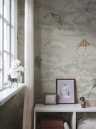 S10644 Blue Bonnie and Kites Familjen Mural by Sandberg