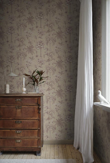 S10650 Beige Adele Familjen Wallpaper by Sandberg