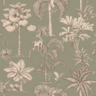 S10651 Green Adele Familjen Wallpaper by Sandberg