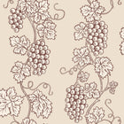 S10660 Carla Burgundy Wallpaper by Sandberg