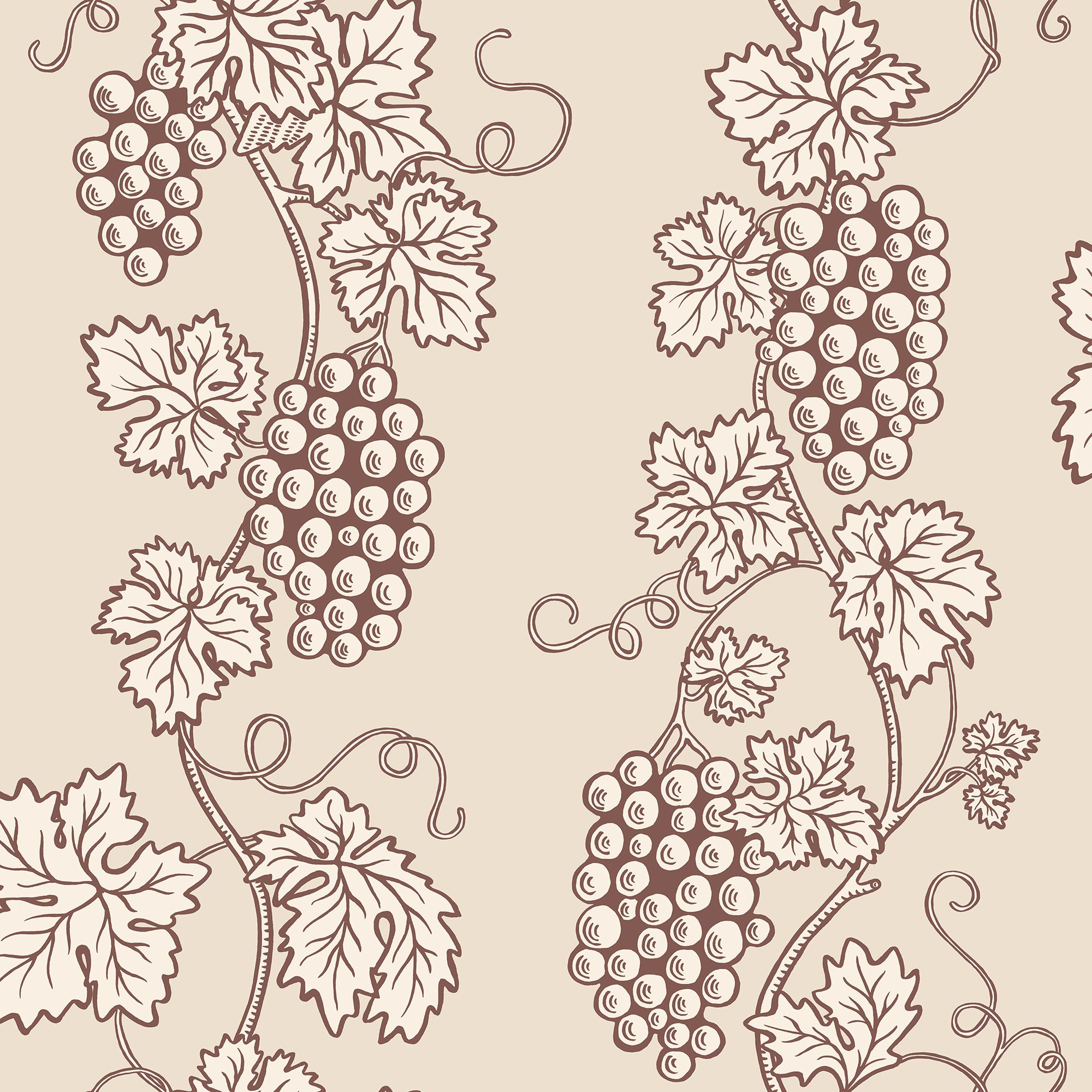 S10660 Carla Burgundy Wallpaper by Sandberg