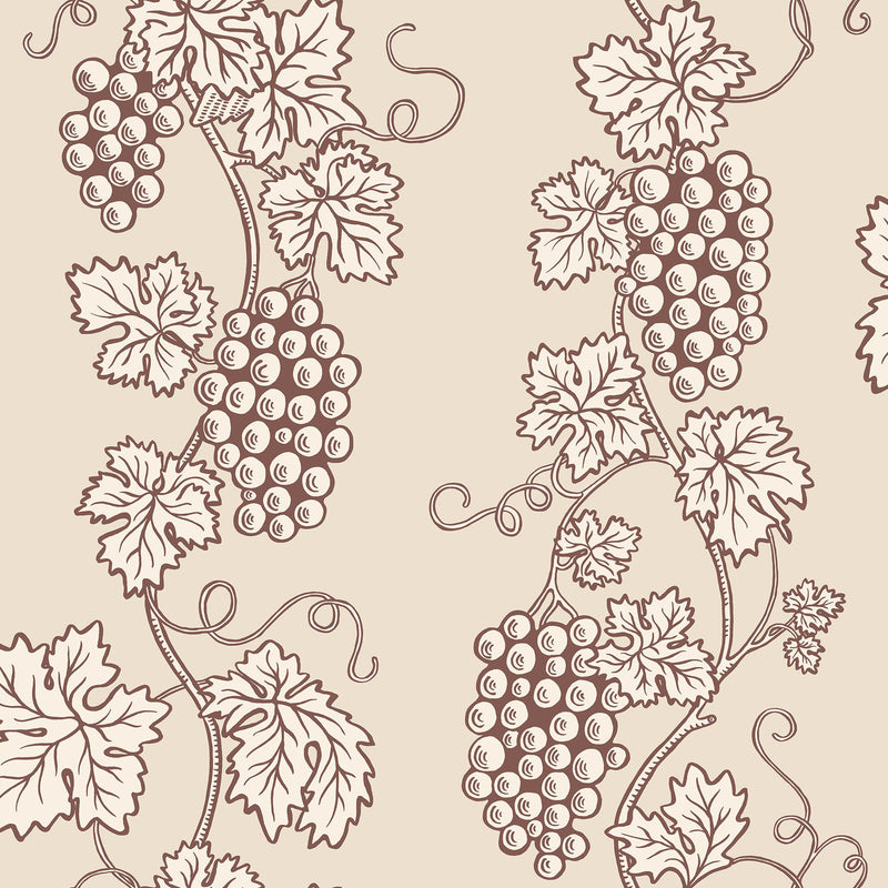 S10660 Carla Burgundy Wallpaper by Sandberg