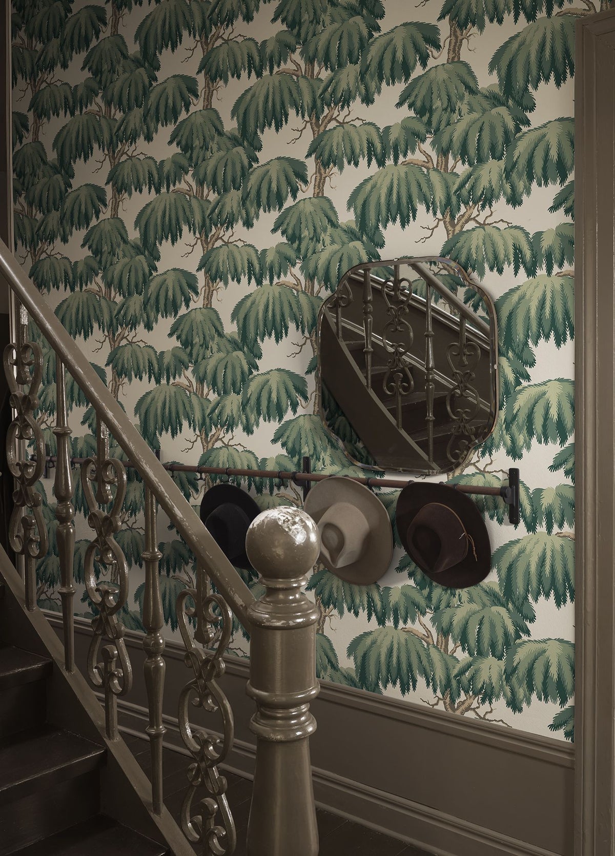 Alba Emerald Villa Como Wallpaper by Sandberg