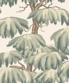 S10664 Alba Green Wallpaper by Sandberg