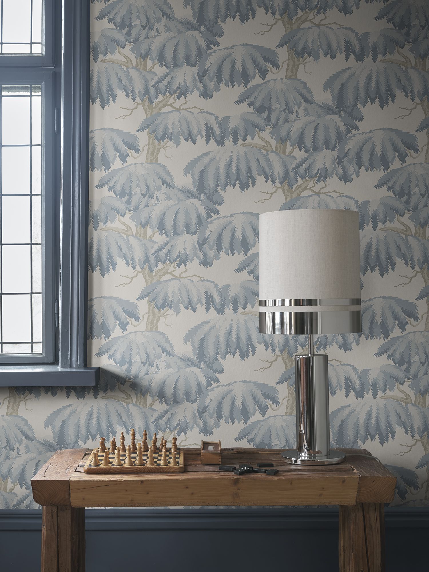 S10665 Alba Light Blue Wallpaper by Sandberg