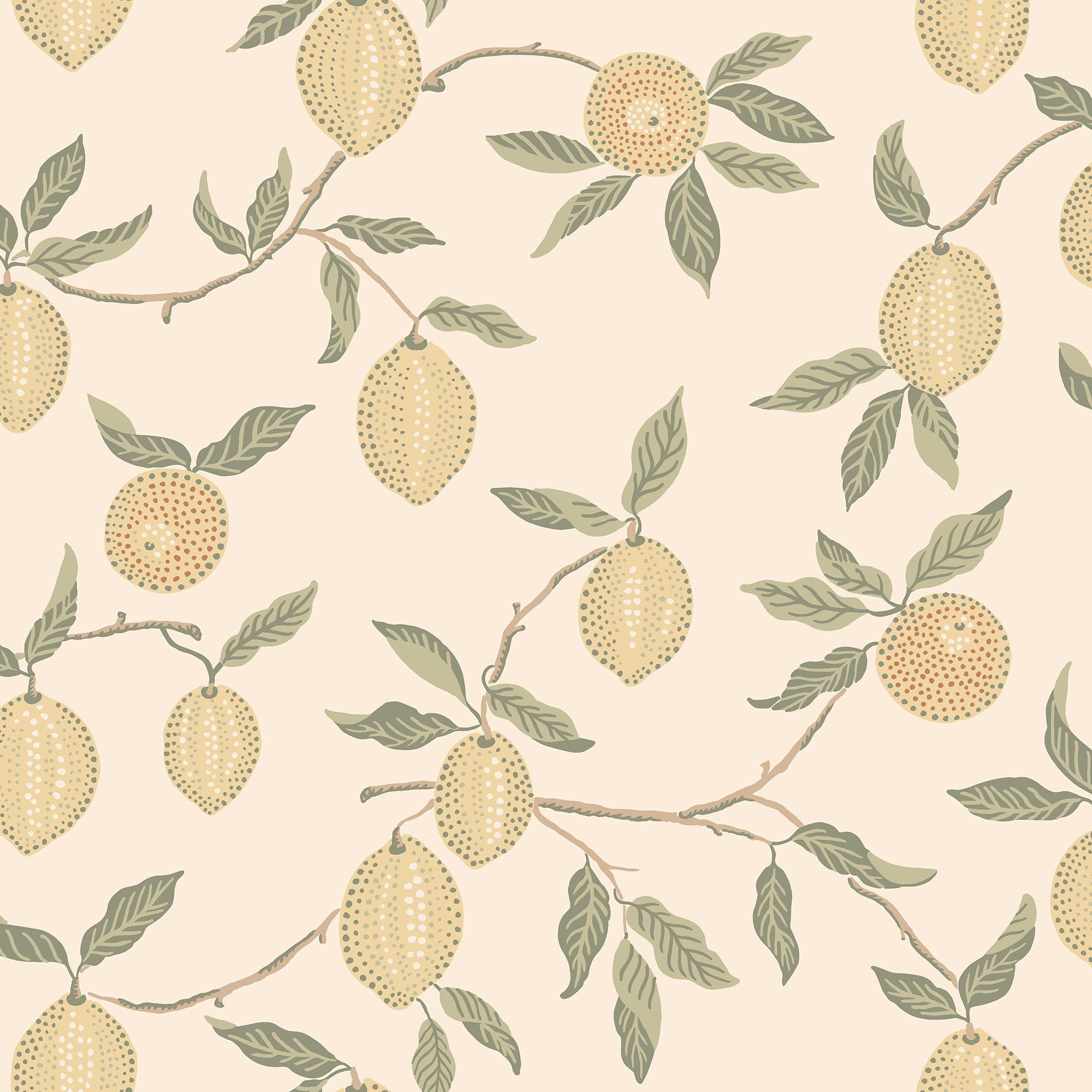 S10666 Limone Yellow Wallpaper by Sandberg