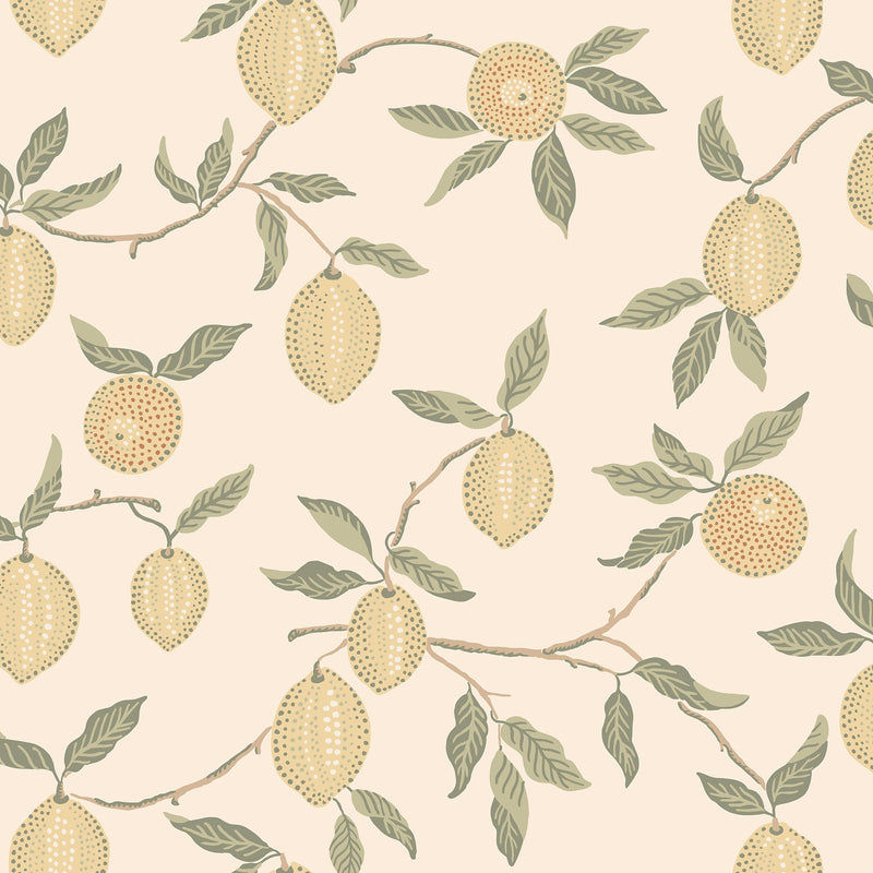 S10666 Limone Yellow Wallpaper by Sandberg