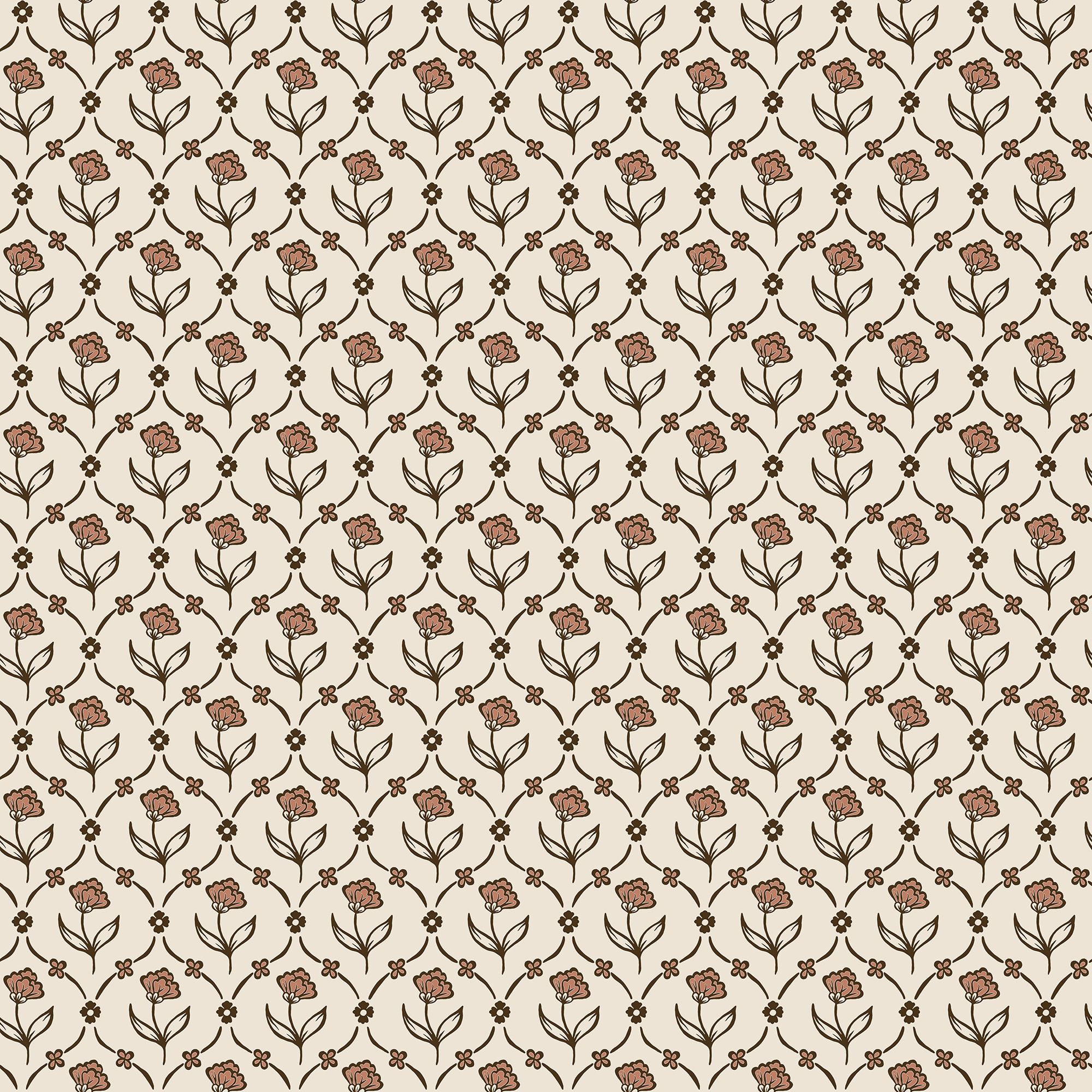 S10670 Elena Terracotta Wallpaper by Sandberg
