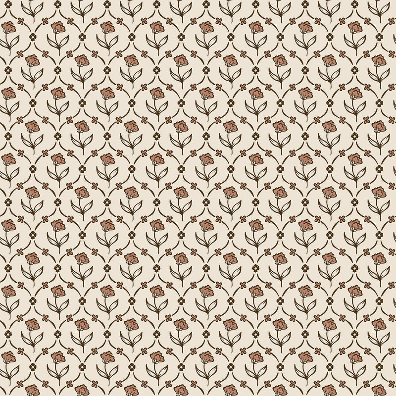 S10670 Elena Terracotta Wallpaper by Sandberg