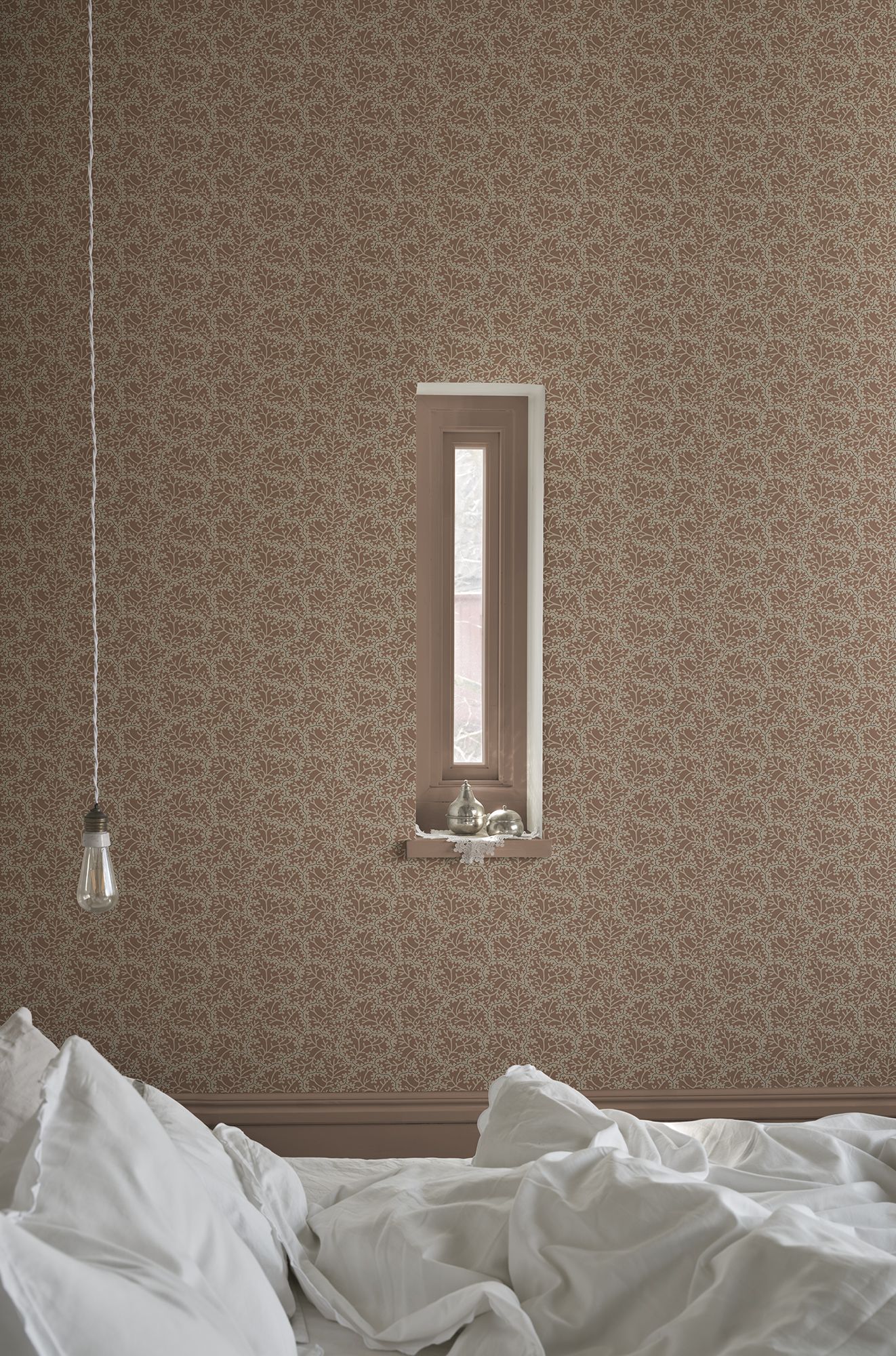 S10672 Coral Terracotta Wallpaper by Sandberg