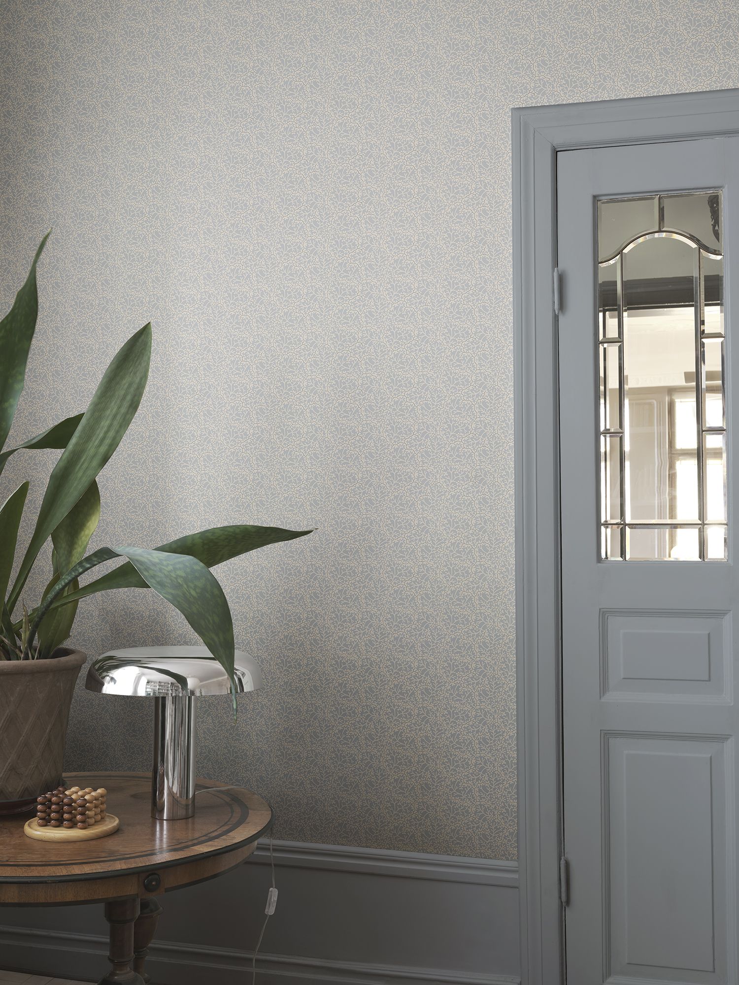 S10673 Coral Light Blue Wallpaper by Sandberg