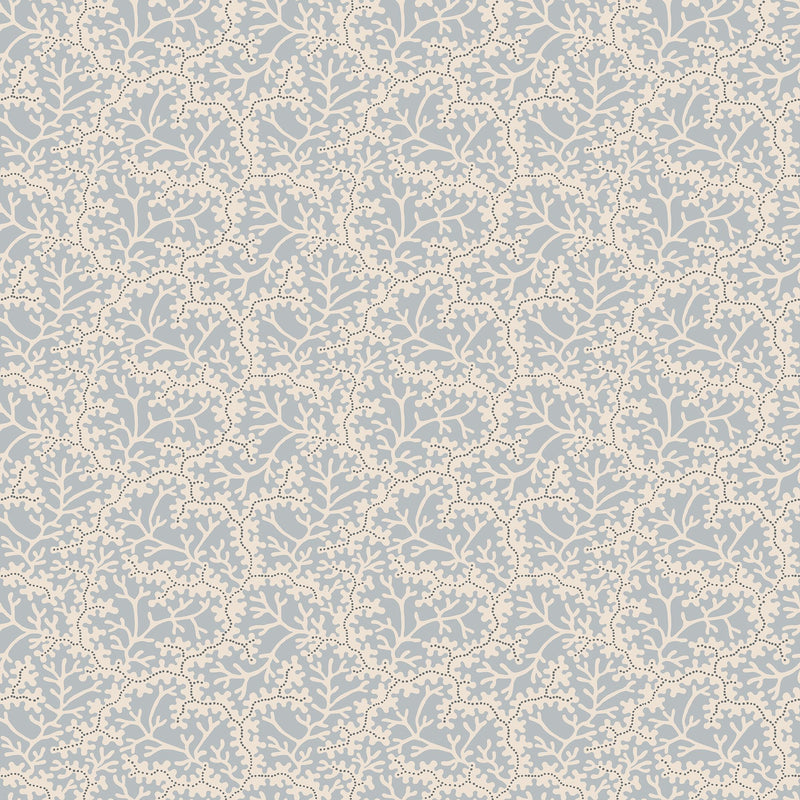 S10673 Coral Light Blue Wallpaper by Sandberg
