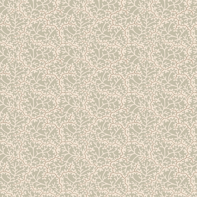 S10675 Coral Garden Green Wallpaper by Sandberg