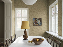 S10676 Mila Olive Green Wallpaper by Sandberg