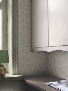 S10678 Mila Light Green Wallpaper by Sandberg